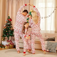 Uklapajte obitelj Božić Pijama Set za odmor za spavanje PJS Lounge Porodični pidžami - Kid