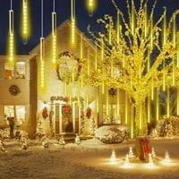 Deago Božićne svjetla na otvorenom, meteorske tuš svjetiljke cijevi LED snijeg padajući imicu kaskadne
