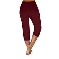 Ženske hlače ispod $ Žene jesen zima široko noga joga sportske labave ležerne hlače Stretch teretane