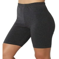 Glonme dame elastične struke Tummy Control Workout Sport kratke hlače Ljeto Drće dno obične fitnes mini