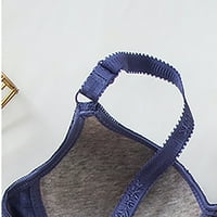 Besprekorne grudnjake za ženske žice bez podstavljenih majica Bras Blue 44