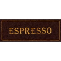 Jones, Catherine crna modernog uokvirenog muzeja Art Print pod nazivom - Espresso