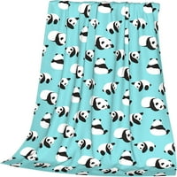 Panda bacanje pokrivača fleece flanel pokrivači kauč kauč na razvlačenje za djecu tinejdžerske odrasle