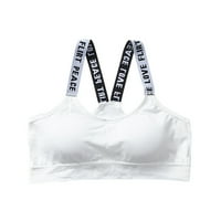 Košulje za žene Sportski grudnjak Top Fitness Yoga ženska jastuk Sportska odjeća Vrhunski vrpci Sport