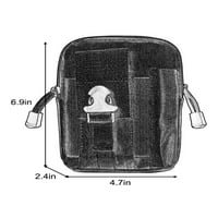 Capreze Muškarac Telefon Multipunarska taktička torbica za kopče Izdržljiv struk patentni patentni dječaci