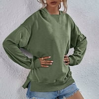 Umitay pulover džemperi za žene Ženska modna casual pulover sa sobom pulover, labavi kapuljač