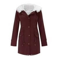 Advoicd i Leopard jakna Ženski topli zadebljani kaput plus size tople trendi zimske jakne za žene plus