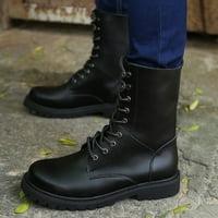 TAWOP COWGIRL Boots, kožne cipele Modni casual britanskog stila Čvrsto kolor okrugli prsti retro čipka
