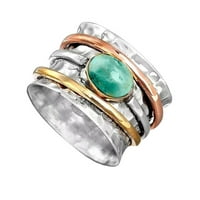 Homchy dame modni prsten za brisanje vjenčani prstenovi godišnjica poklona veličine 5-10