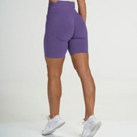 Mikilonske ženske fitness hlače učvrsne rastezanje hip-up yoga hlače ženske nogu sportskih kratkih džepa