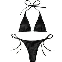 Ženski kupaći kostimi Bikini Ženski bandeau zavoj bikini set push up brazilski kupaći kostimi za kupaći
