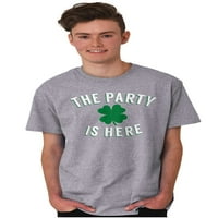 Dan St Patricks Partija je ovdje Muška grafička majica Tees Brisco Marke 5x