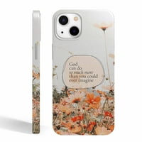 Torbica za iPhone Plus, Christian Bog uzorak dizajn, poklopac kućišta otporna na udarce