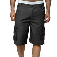 Odeerbi ljetne tegore za muškarce Bermuda Hlače maskirne radne šorc Srednja struka Multi-džepne hlače