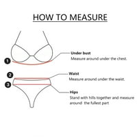 Žene kupaće kupaće za žene Kupanje odijelo Dvije vrhove sa bikini dno