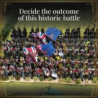 Wargames dostavljen - Napoleonski britanska starter vojska, minijaturna - pješadija, konjica, ratna