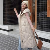 Zimski kaputi jakne za žene odolijevanje plus veličina zimska modna žena produljena i zadebljana srednje