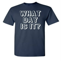 Koji je dan sarkastična sarkastična premium majica za odrasle humor smiješan izrekao grafički tee za