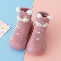 TODDLER Cipele Boys Girls Animal Crtani čarape Cipele Toddler Toplice Podne čarape Nelizne cipele za bebe cipele Ružičasta 18