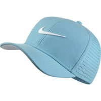 Nike Youth Perforirano svijetlo plava bijela kapa za podesivu šeširu