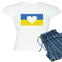 Cafepress - Ukrajina Heart Pajamas - Ženska lagana pidžama