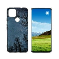 Starry-Night-Forest-Sky telefon futrola, deginirana za Google Pixel 5A 5g Case Muškarci Žene, Fleksibilan