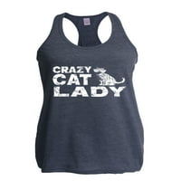Arti - Ženski trkački rezervoar - Crazy Cat Lady