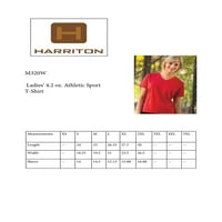 Harriton M320W Dame Atletska majica - Tim Orange - Medium