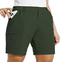 Žene Teretne kratke hlače Mid Rise Klee Lenthe Short Hlače pune boje Ležerne ljetne kratke hlače sa