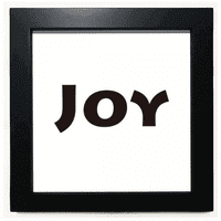 Joy Word Inspirational Cite Izreke Crni kvadratni okvir Slika Zidna tabla