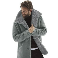 Muški kaputi i jakne čišćenje zimske ovčje jakne topla vuna obložene planine Fau janjetine kaput