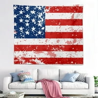 4. jula zidna tapiserija za dnevnu sobu, patriotsku danu neovisnosti Američka zastava Tapiserija za