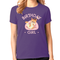 Rođendanska djevojka Majica Omladinska majica za rođendanske majice slatke mačke rođendanske majice