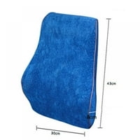 Hazel Tech 3D jastuci za potporu lumbara za uredski stolica Auto memorija pjena zadnja jastuk za ublažavanje
