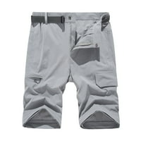 Loopsun muške hlače muškarci Čvrsti kafeti patentni patentni patentni patentni patentni zatvarač brzo sušenje odvojivo u dvije pantalone