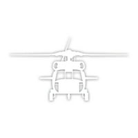 - Blackhawk naljepnica naljepnica Die Cut - samoljepljivi vinil - Vremenska zaštitna - izrađena u SAD - Mnogo boja i veličina - UH helikopter S-S70