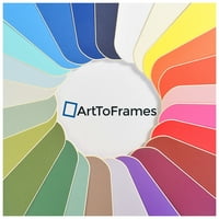 ArttoFrames 17x22 Buttercup Custom Mat za okvir za slike sa otvorom za 13x18 fotografije. Samo mat,