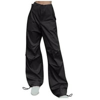 Složene hlače za žene Ženske novne hlače Dizajn osjećaj povremenih sportskih hlača Hlače duge hlače