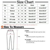 Clearsance Solid Color Plus size Ženske čiste boje zatezanje širokih pantalona za noge Pocket Easy Hlacks