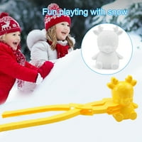 Taize Snowball Maker dugačka ručka jednostavna za korištenje zimske vanjske snježne kugle kalup za snijeg