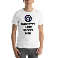 Tri ikona Raquette Lake Soccer mama kratkih rukava pamučna majica po nedefiniranim poklonima
