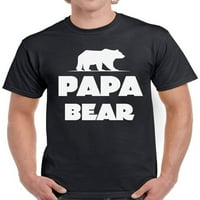 Košulja tamo - muške grafičke teže - Papa medvjed očeva dana darovi od sina kćeri žene