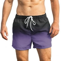 Muške kratke hlače kratke boje Bohemijske kratke hlače Ljetne prevelike gradijentne hlače na plaži Sportske