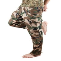 Muški vojni stil Camo Cargo bdu hlače Jogger Mossy Hrast uzorci Duksevi borbene radne pantalone
