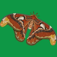 Atlas Moth Muss Kelly Green Graphic Tee - Dizajn ljudi 2xl