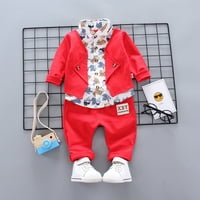 Toddler Boy Outfits Baby odijelo odjeću Dječak Crsting Kid Wedding Formant Gentry Bow Tuxedo Party Set