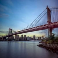 Manhattan most preko istočne rijeke, New York Poster Print Assaf Frank