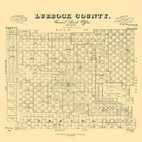 Lubbock County Texas - McGauhey Poster Print McGaughEy McGaughey TXLU0005