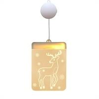 Dekorativni božićni fenjer LED baterija Light Bell Light string akril