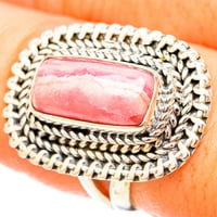 Rhodochrosite Veličina prstena 7. - Ručno rađena boho vintage nakit RING120743
